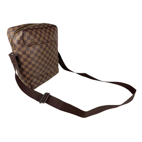 Auth LOUIS VUITTON Damier Ebene Olaf MM Crossbody Shoulder Bag N41441 - z3669 - Picture 10 of 15